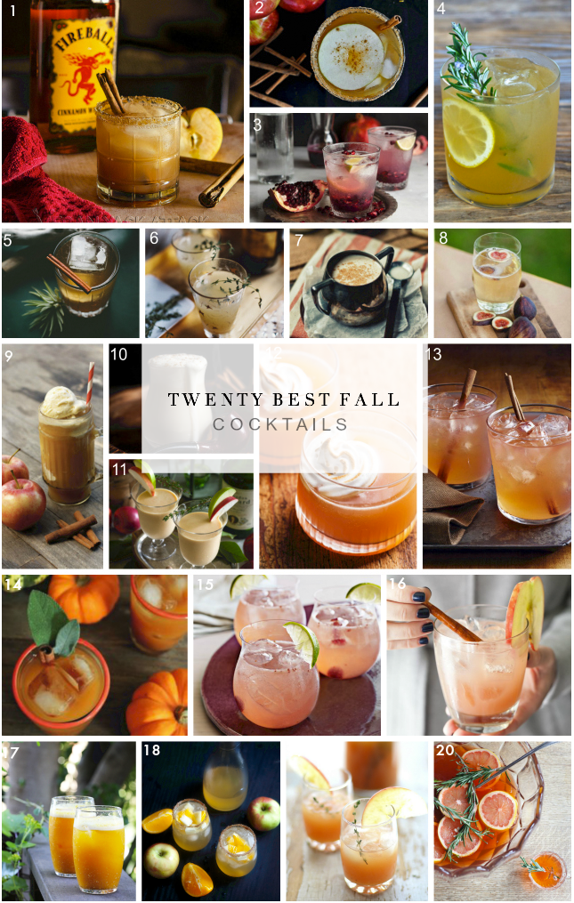 Best Fall Cocktails Roundup