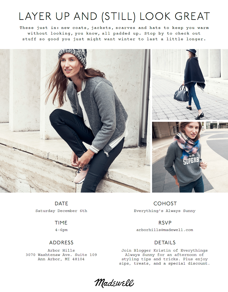 Co-Hosting with Madewell | Ann Arbor Mi