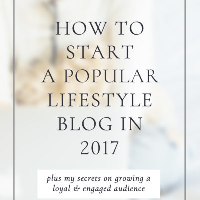 How To Start A Blog In 2017