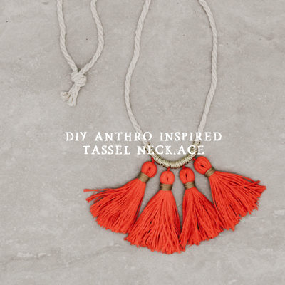 DIY Tassel Necklace