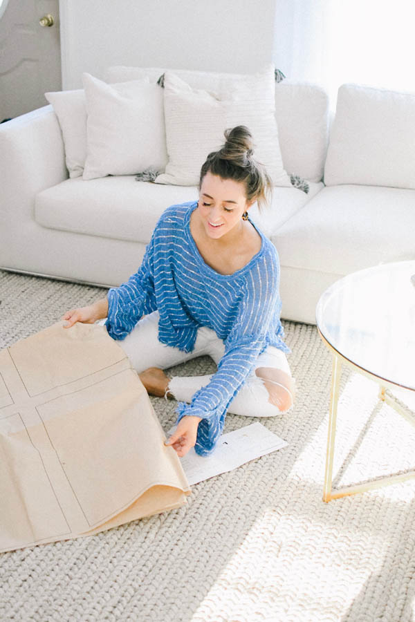 Girl Sitting on The Floor Frame Bridge Half Gallery Wall Living Room Makeover