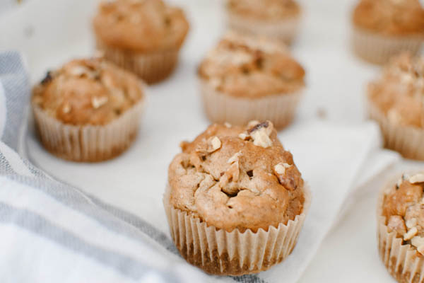 Gluten and Dairy Free Banana Nut Muffins