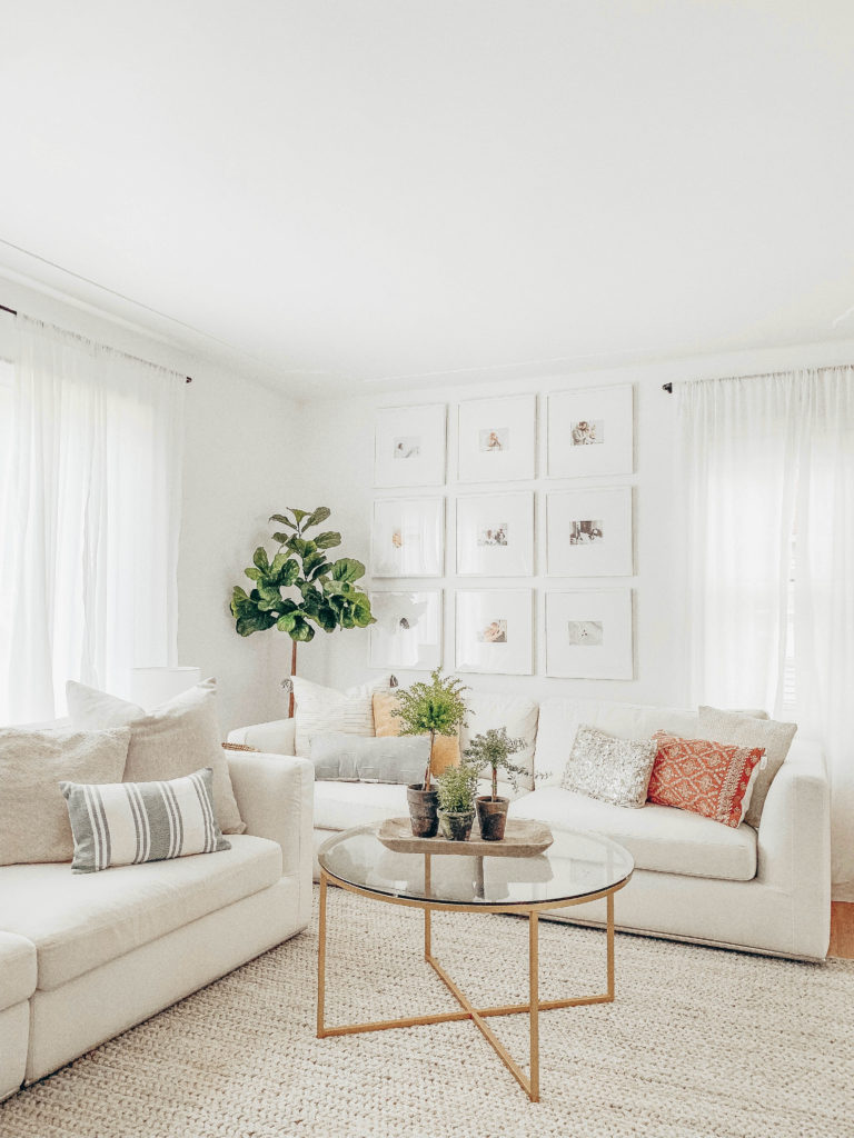 Modern Farmhouse Summer Living Room