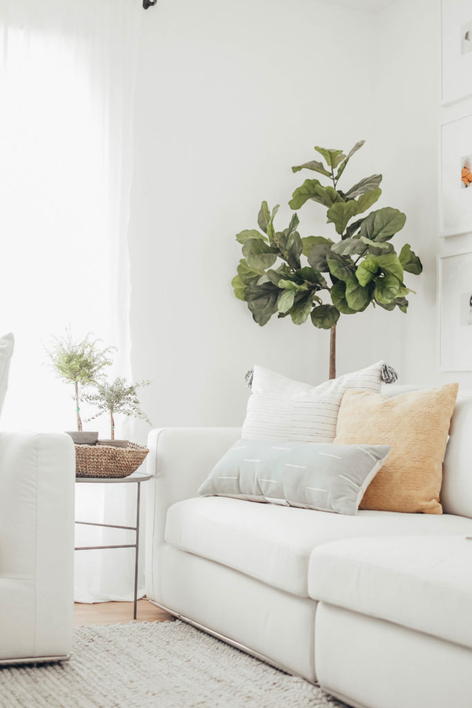 Modern Farmhouse Summer Living Room