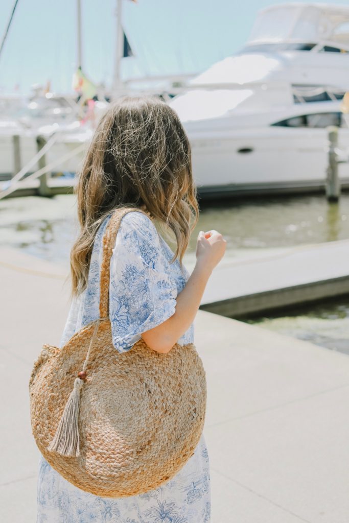 Girl By Boats