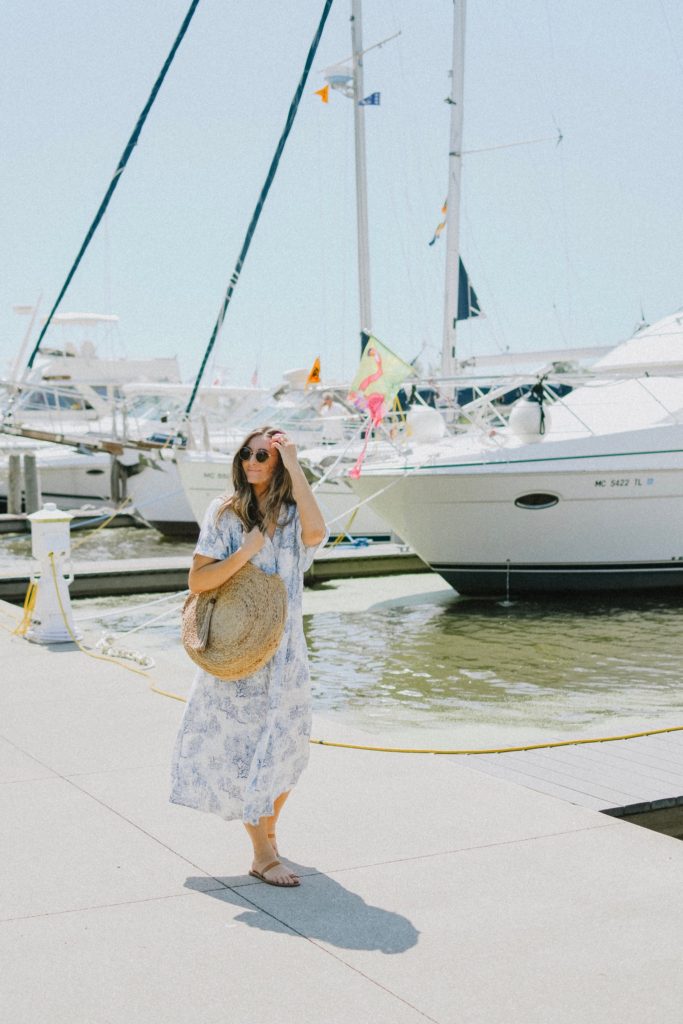 Girl By Boats