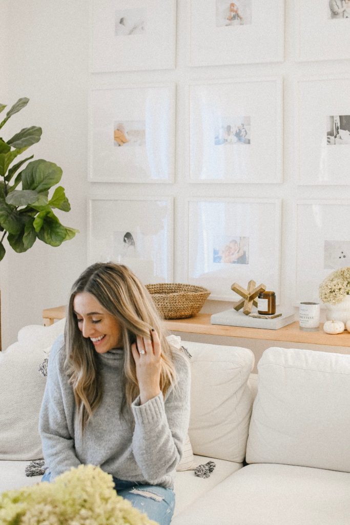 Simple Fall Living Room