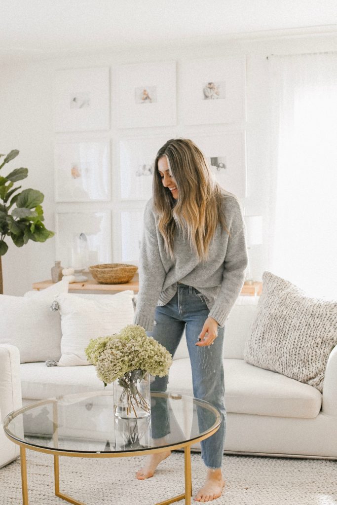 Simple Fall Living Room