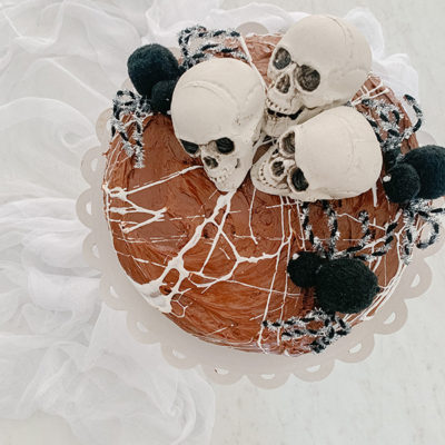 Simple Halloween Cake