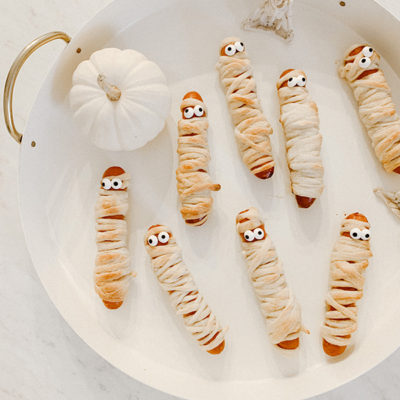 Halloween Mummy Hot Dogs