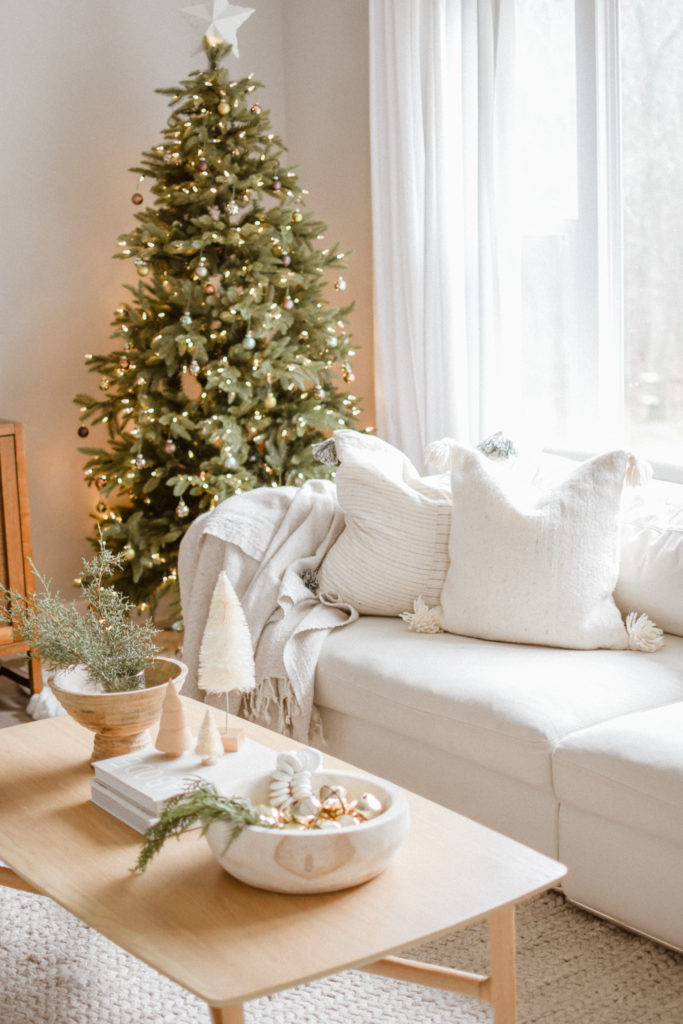 Neutral Holiday Coffee Table