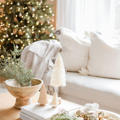 Neutral Holiday Coffee Table