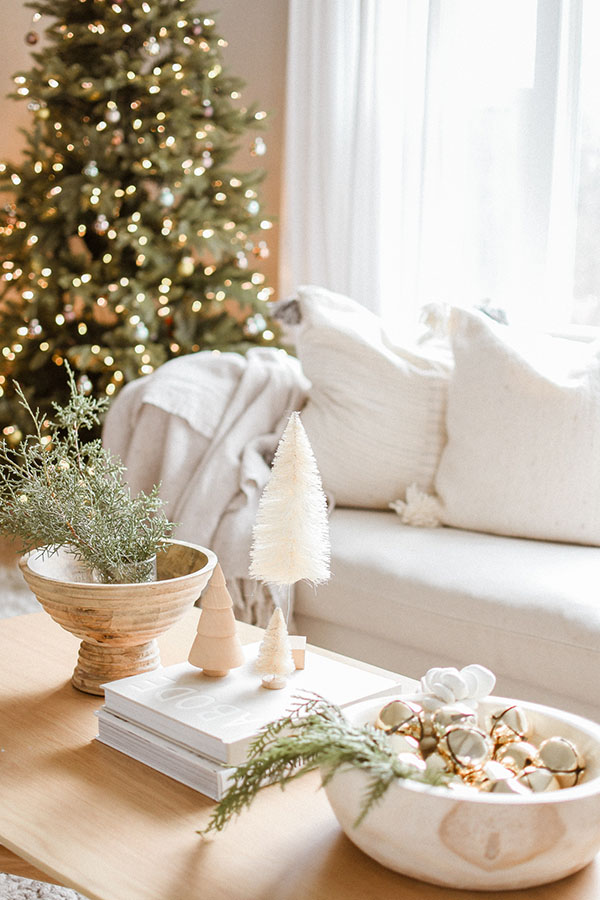 Neutral Holiday Coffee Table