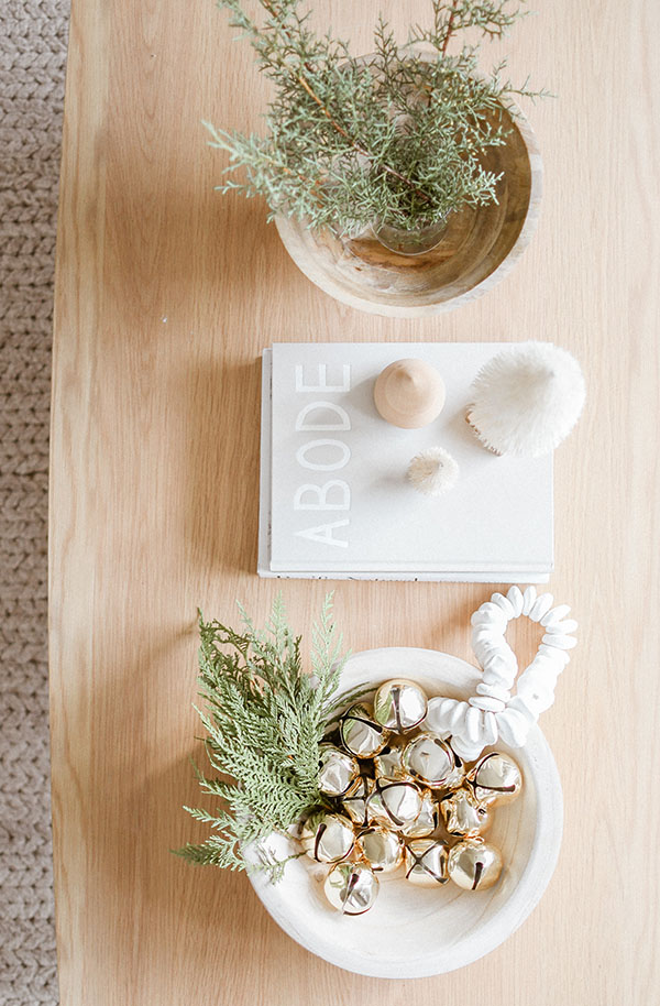 Neutral Holiday Coffee Table